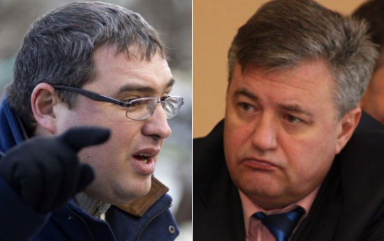 Renato Usatîi și Serghei Kiseliov. Colaj: argumentul.info