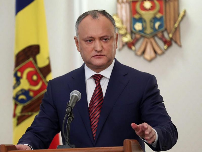Dodon, după numirea miniștrilor: Să evităm să pedepsim Guvernul. Foto: presedinte.md