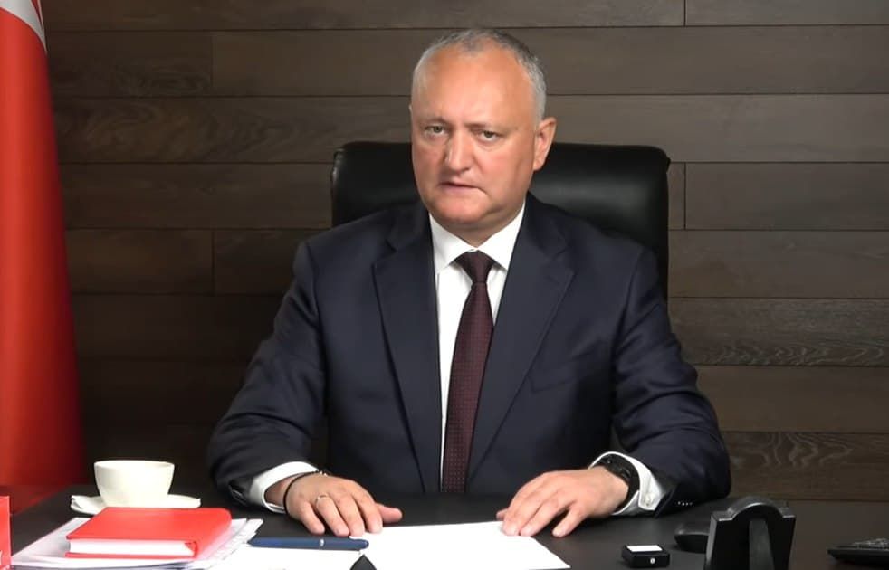 Лидер ПСРМ Игорь Додон. 