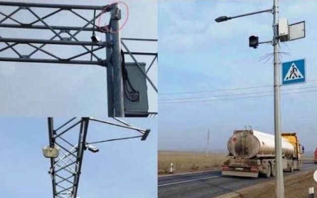 Вандалы разграбили камеры видеонаблюдения, установленные на трассе Одесса–Рени.