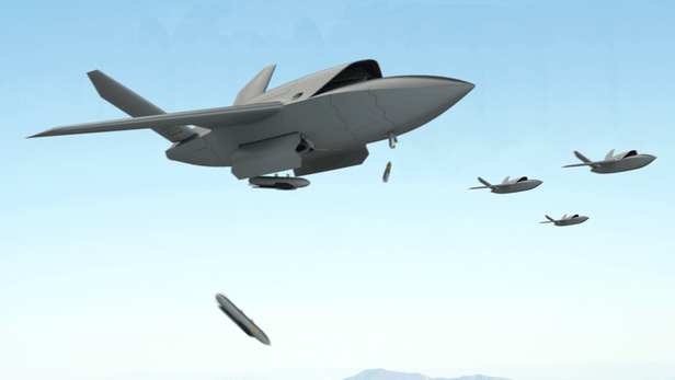 В США приступают к производству новейшего военного беспилотника Kratos XQ-58A Valkyrie.