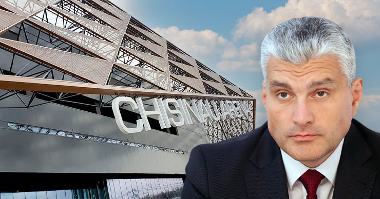 Слусарь: Сомнительная схема с Arena Chisinau переходит в опасную фазу. Коллаж: Point.md