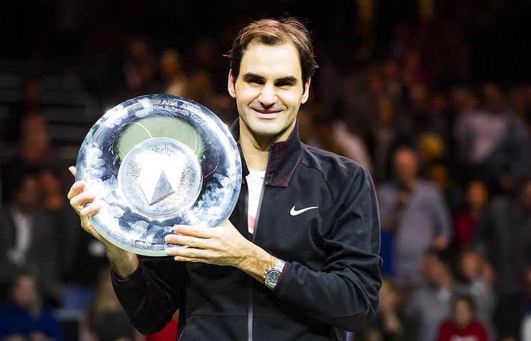 Роджер Федерер стал самым возрастным лидером рейтинга ATP в истории. Фото: EPA