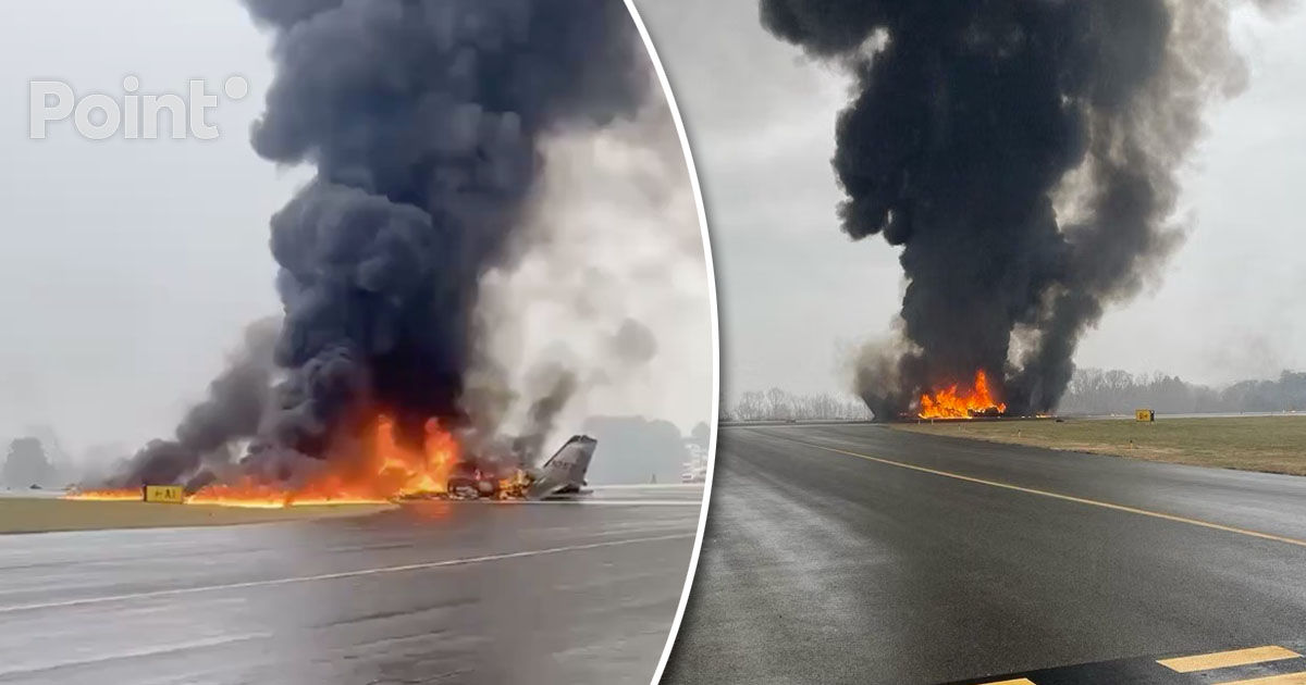 Самолёт Cessna C550 разбился при посадке в аэропорту Северной Каролины.
