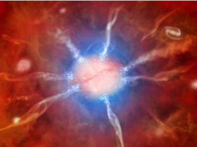 Uriaşele găuri negre din galaxia centrală a unui roi galactic au fost multă vreme asociate cu rate lente de formare a stelelor
