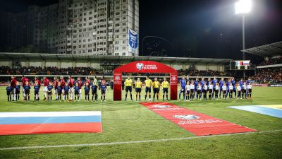 Moldova riscă sancțiuni din partea UEFA după meciul de ieri cu Rusia. Foto: publika.md