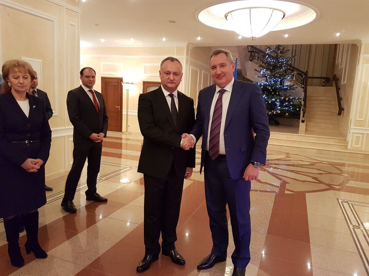 Дмитрий Рогозин провел переговоры с президентом Молдовы Игорем Додоном.