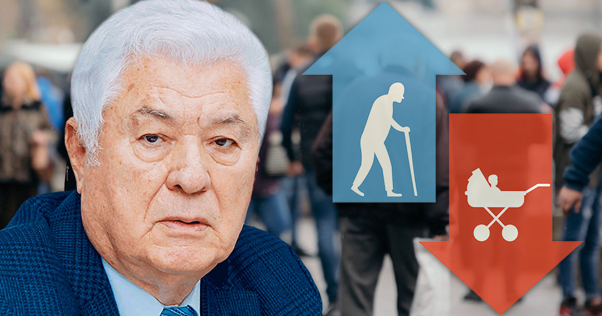 Воронин: Депопуляция Молдовы – проблема государственного масштаба. Коллаж: Point.md