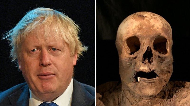 Ce spune Boris Johnson despre înrudirea sa cu o mumie