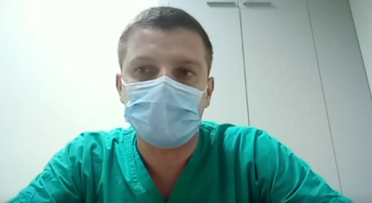Виктор Цуркану — заведующий отделением интенсивной терапии.