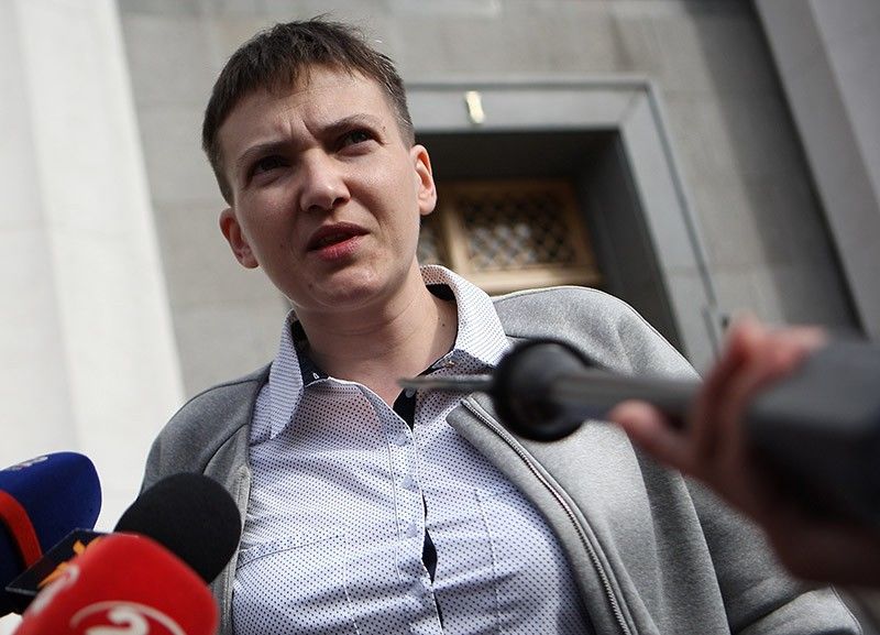 Депутат Верховной рады Надежда Савченко.