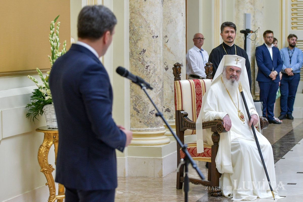 Речан принял участие в церемонии празднования дня рождения патриарха Румынии.