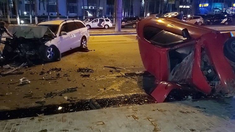 На Рышкановке в ДТП пострадали два человека.