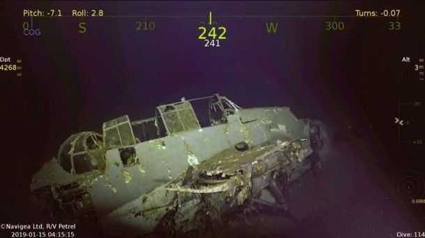 Место, где затонул авианосец USS Wasp признано захоронением моряков военно-морского флота.
