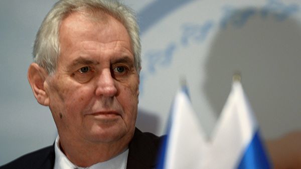 Президент Чехии Милош Земан.