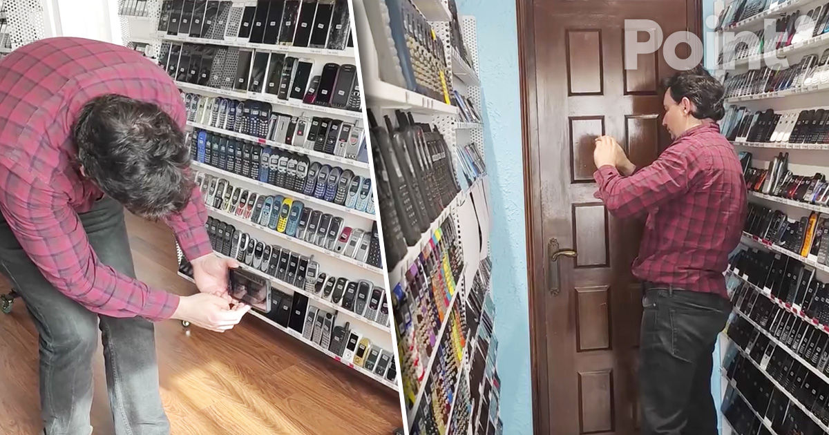 Un superfan Nokia a adunat cea mai mare colecție de telefoane din lume.