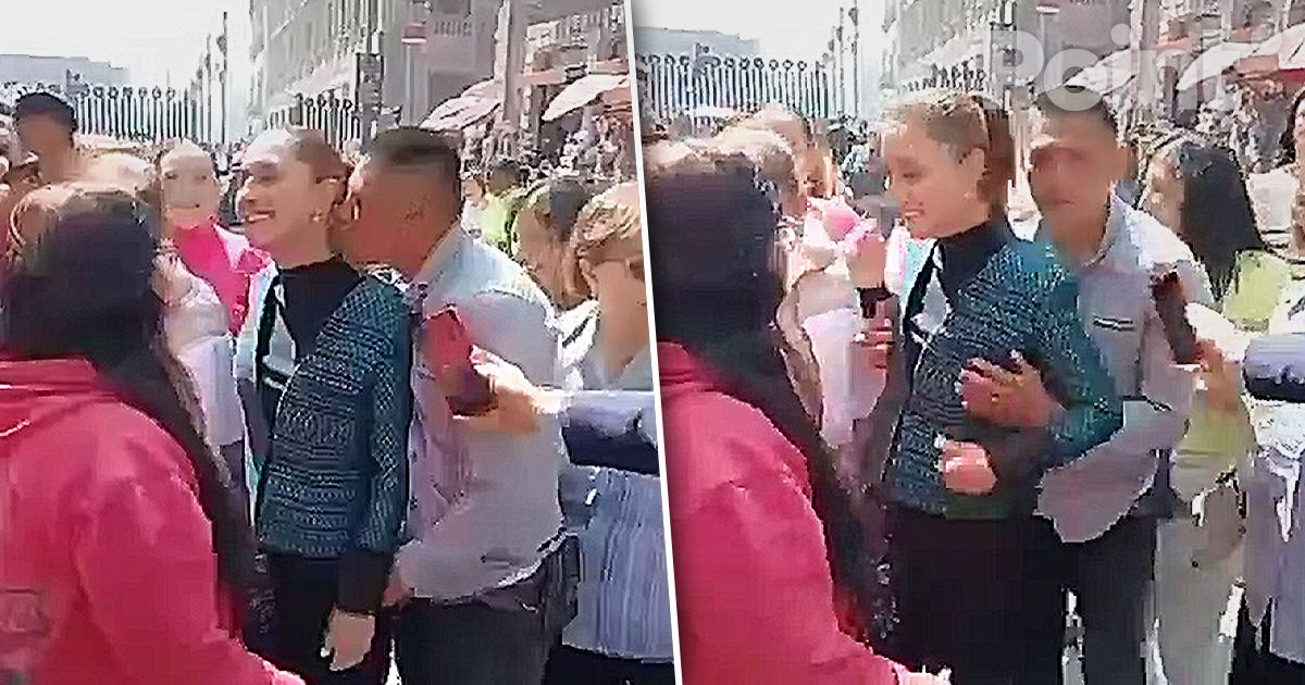 Пьяный мужчина обнял и пытался поцеловать президента Мексики.