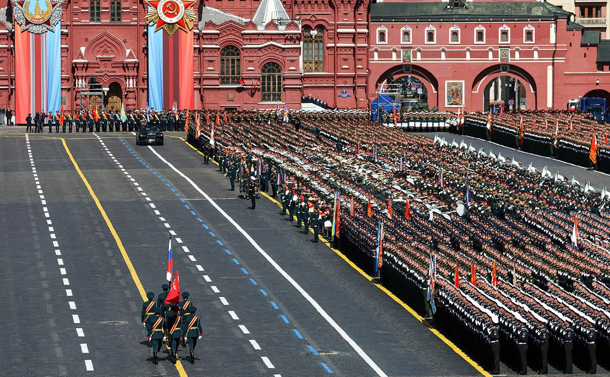 В Москве прошел парад Победы: воздушной части не было.