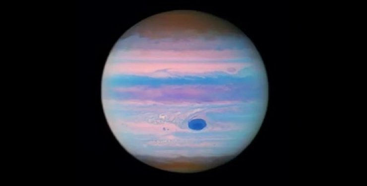 NASA показало новый снимок Юпитера.
