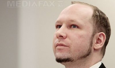 Corespondenţa privată a lui Anders Breivik a fost făcută publică într-o carte, în Norvegia. Care au fost planurile extremistulu (Imagine: AFP / MediafaxFoto)