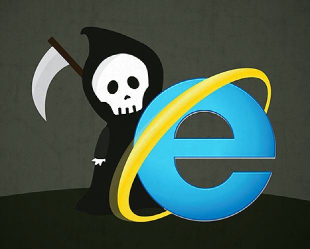 Din cauza performanţei foarte slabe şi a concurenţei acerbe pe piaţa browserelor de internet, numele bătrânului Internet Explorer a ajuns să fie asociat cu un eşec.