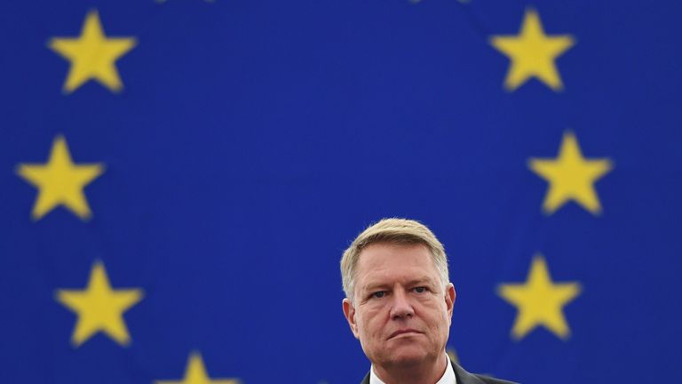 Президент Румынии Клаус Йоханнис.