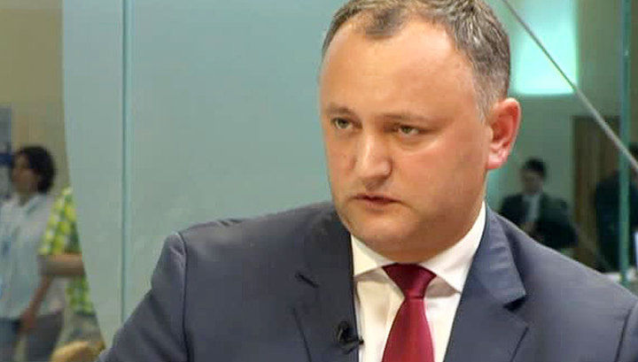 Председатель Партии социалистов Игорь Додон.