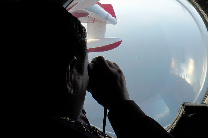 Поиски пропавшего «Боинга». Фото: Malaysian Maritime Enforcement / AFP