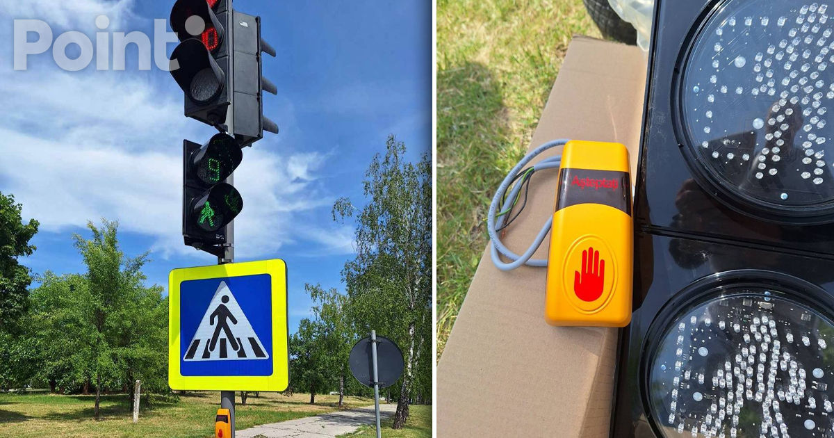 В столичном секторе Рышкановка установили два новых светофора.