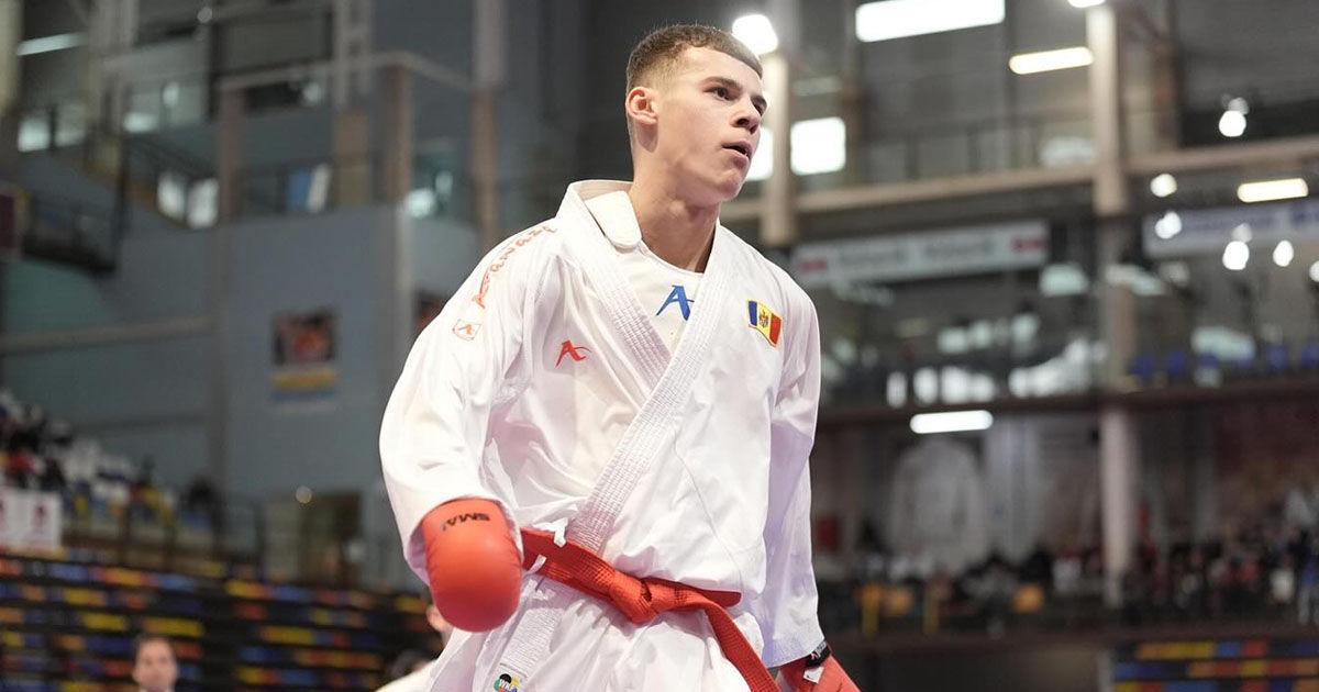 Впервые молдавский каратист поборется за медаль чемпионата Европы.