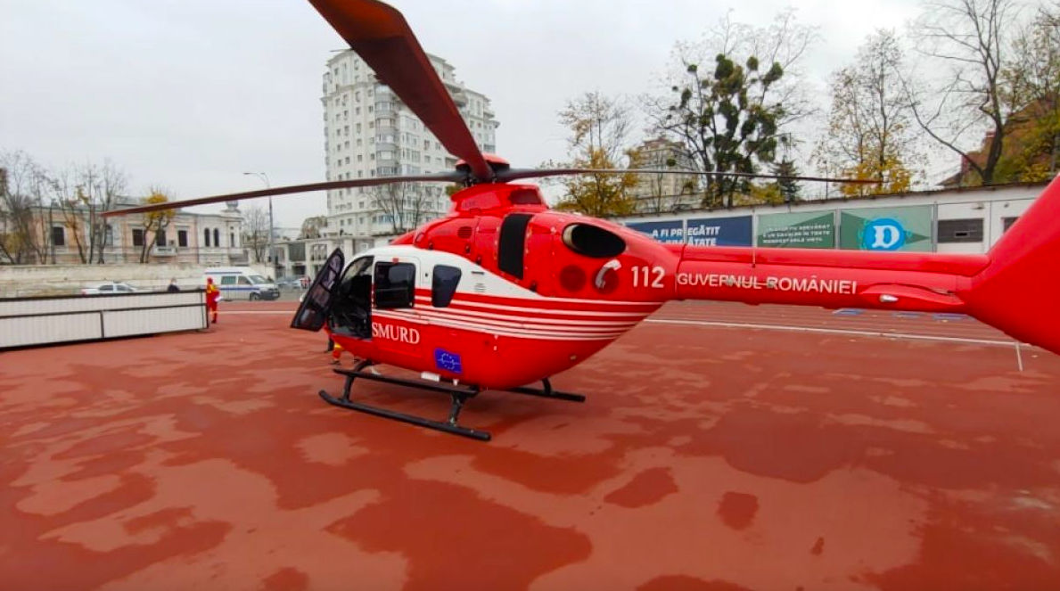 В Молдове построят четыре спецплощадки для медицинских вертолетов.