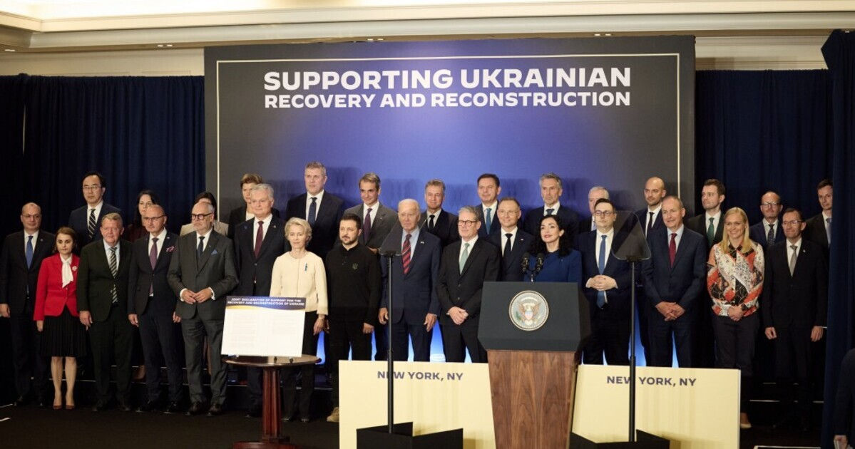 UE și alte peste 30 de țări au adoptat o declarație de sprijin pentru reconstrucția Ucrainei.