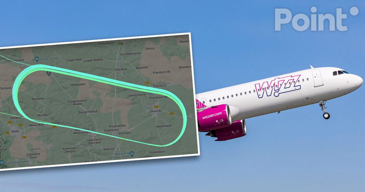 Un avion Wizz Air a făcut 27 de cercuri deasupra Cracoviei, dar nu a primit permisiunea de a ateriza.