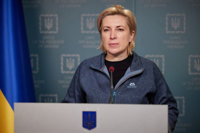Украинский министр реинтеграции Ирина Верещук.