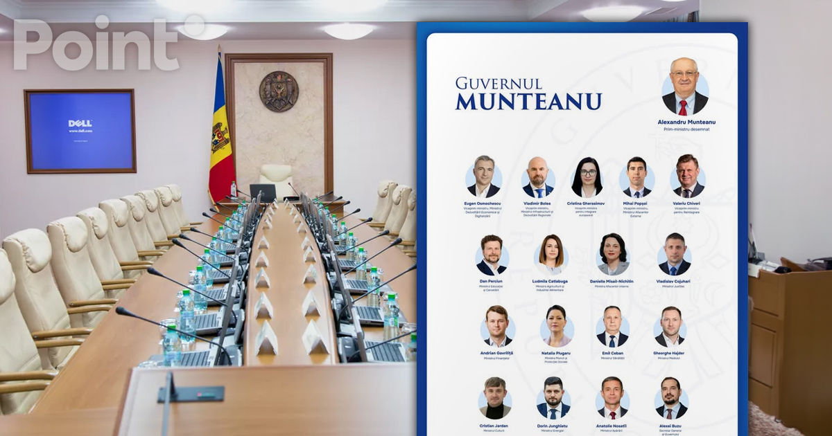 Lista completă a noului Guvern al Republicii Moldova, făcută publică.