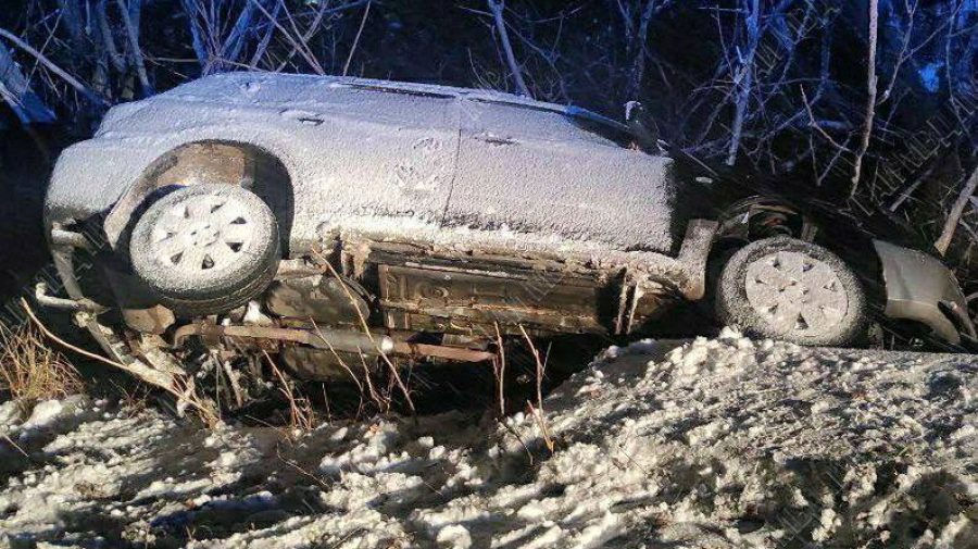 В Тирасполе произошло ДТП: Занесло на скользкой дороге.