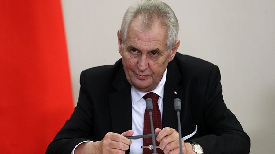 Президент Чехии Милош Земан.
