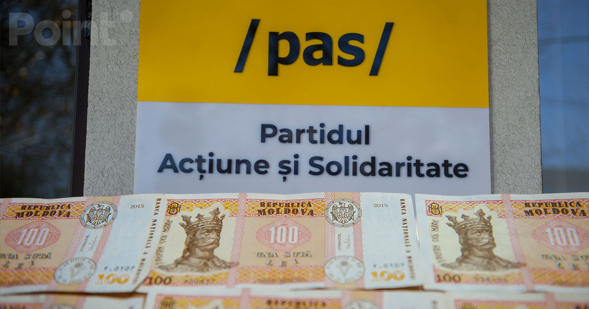 Partidul PAS a declarat venituri de 15,7 milioane de lei în primele săptămâni ale campaniei electorale.