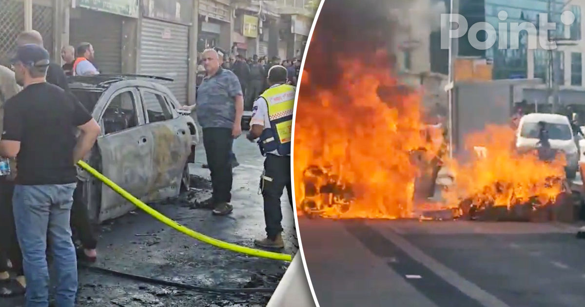 В Израиле из-за взрыва автомобиля пострадали 13 человек.
