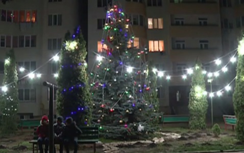 Люди говорят, что неважно, насколько высокое или красивое новогоднее дерево, важно провести время вместе.