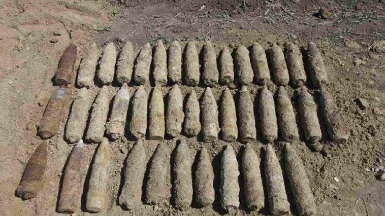 Peste 90 de obiecte explozive, descoperite în ultimele 72 de ore la Criuleni şi Orhei. Foto: army.md