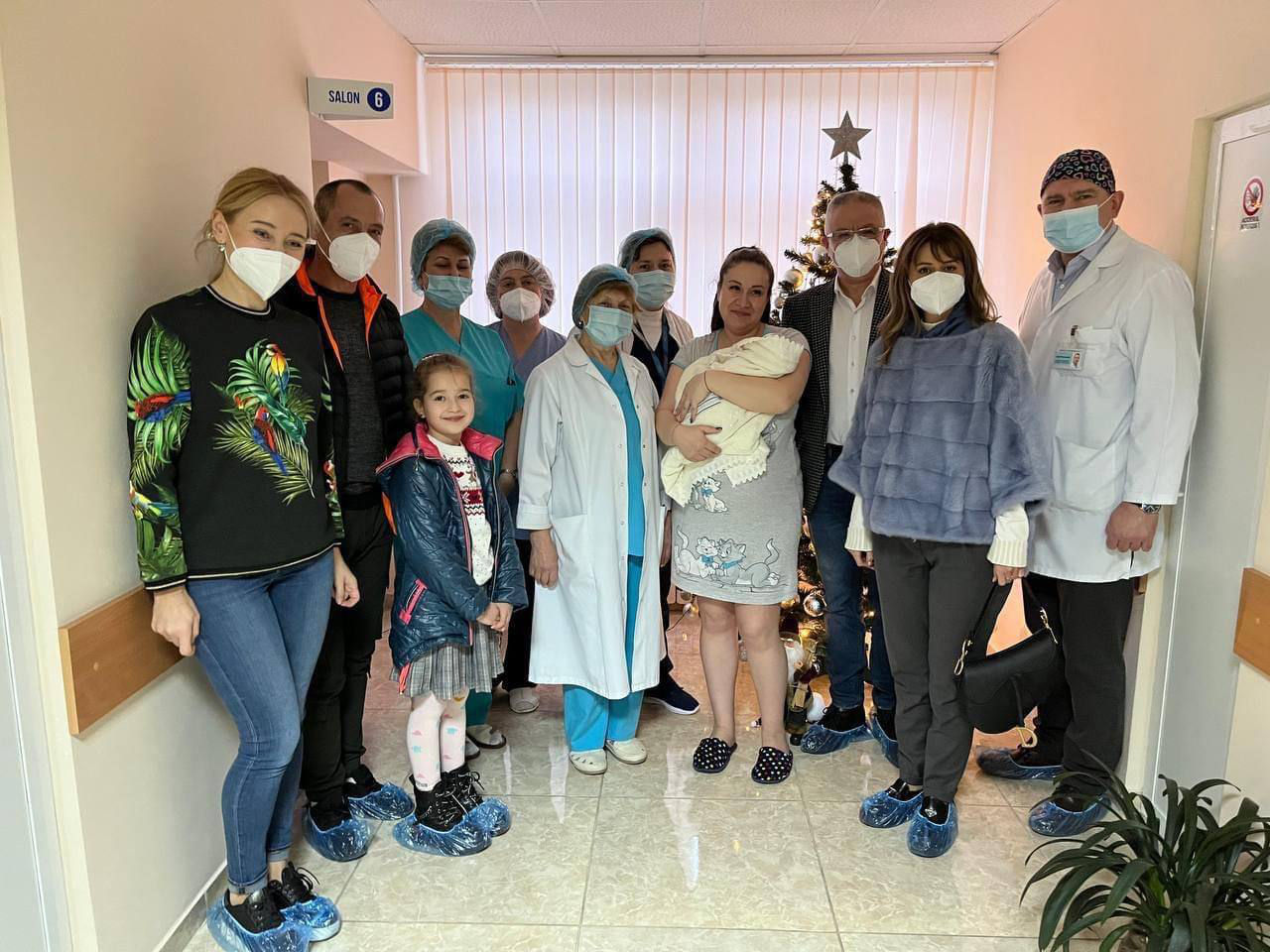 Примэрия поздравила нового жителя Кишинева, родившегося ночью 1 января.
