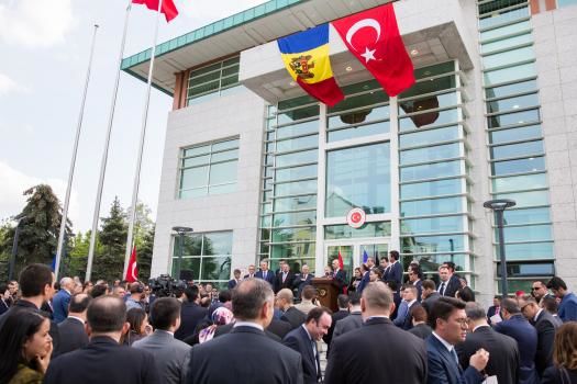 Complexul Ambasadei Turciei în Republica Moldova, inaugurat oficial. Foto:gov.md