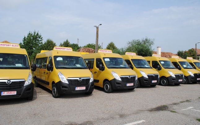 România va dona Republicii Moldova 96 de microbuze destinate transportului elevilor. 