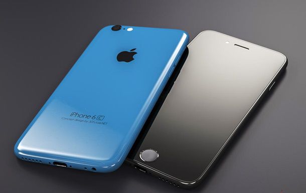 Глянцевый концепт нового iPhone 6C от студии 3D Future.