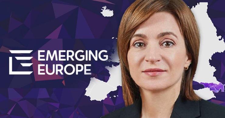 Emerging Europe назвала Майю Санду "Публичной личностью 2022 года". Коллаж: Point.md