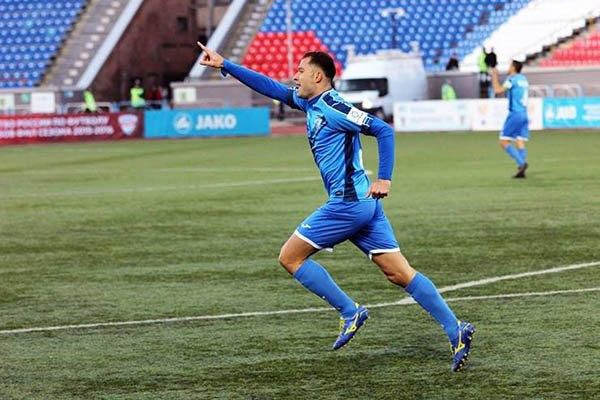 Cebotaru marchează un gol important în campionatul Rusiei . Foto:ipn.md