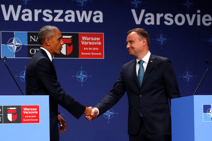 Барак Обама и Анджей Дуда. Фото: Jonathan Ernst / Reuters