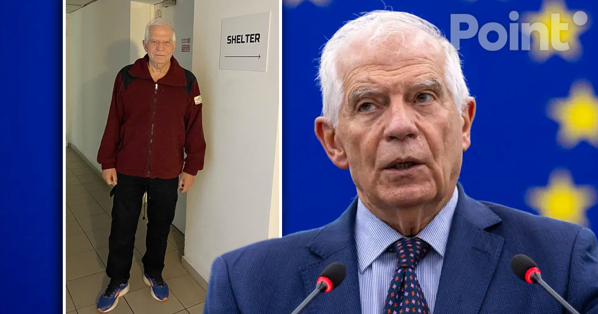 Боррель показал, как встретил утро в Киеве в укрытии.