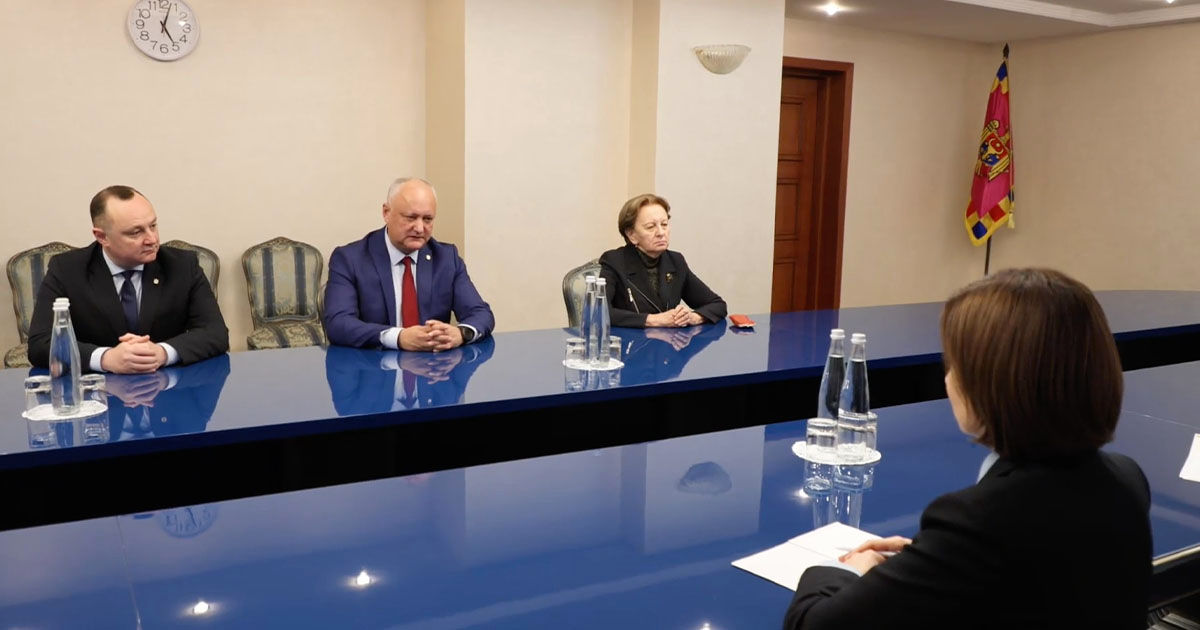 Dodon: Nu vom susține niciun Guvern propus de această majoritate.